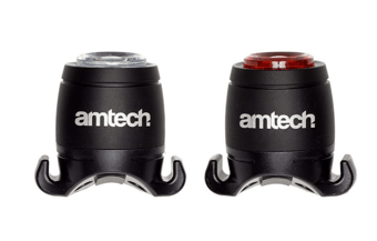 picture of Amtech Rechargeable Bike Light Set - [DK-S1829]