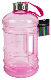 picture of Large Gym Water Jug Bottle With Handle - 2.2 Litre - Pink - [PD-AM2116-PINK]