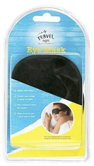 picture of Towelling Travel Eye Mask - Elastic Head Strap - [PD-A-00389] - (DISC-W)