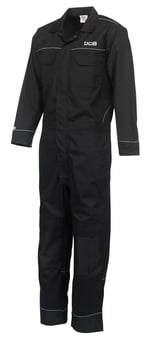 picture of JCB - Black/Grey Trade Coverall - 245gsm - PS-D+IT