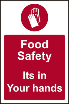 picture of Spectrum Food Safety Its In Your Hands – PVC 200 x 300mm - SCXO-CI-1660