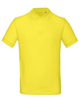 picture of B&C Men's Organic Inspire Polo - Solar Yellow - BT-PM430-SYEL