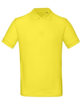 picture of B&C Men's Organic Inspire Polo - Solar Yellow - RLW-BA260SOYE