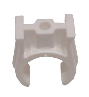 picture of 15mm Plastic Snap Fix Pipe Clips - 5 Packs of 4 (20pcs)  - CTRN-CI-PA121P