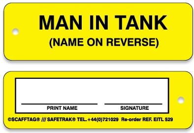 picture of Scafftag Entrytag Man In Tank Insert - Single - [SC-EITL-529]    