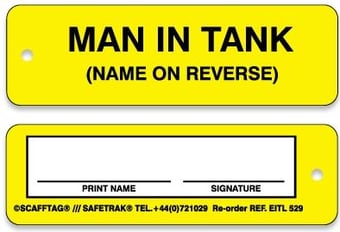 picture of Scafftag Entrytag Man In Tank Insert - Single - [SC-EITL-529]