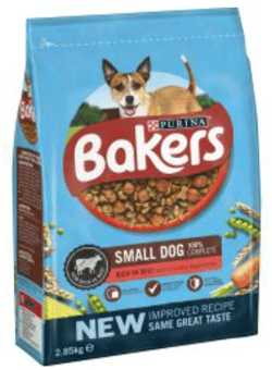 picture of Bakers Complete Small Dog Beef & Vegetables Dry Dog Food 2.85kg - [BSP-425822]