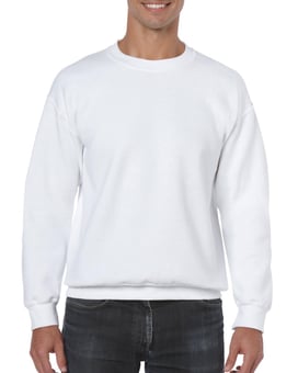 picture of Gildan Heavy Blend™ Adult Crewneck Sweatshirt - White - BT-18000-WHT