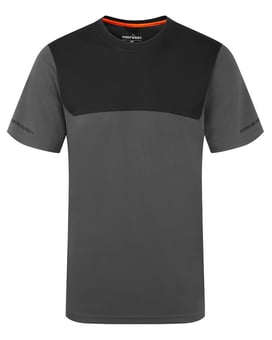 picture of Portwest EV411 - EV4 Lightweight T-Shirt S/S - Metal Grey - PW-EV411MGR