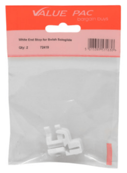 picture of Value Pac White End Stop for Swish Sologlide - [CI-72419]