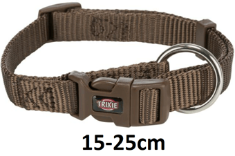 picture of Trixie Premium Dog Collar Hazelnut XXS-XS 15-25cm/10mm - [CMW-TX202126]- (DISC-W)