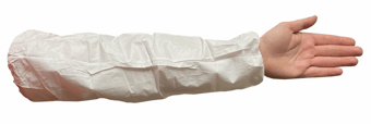 Picture of Chemical Splash Disposable White Oversleeve Type PB (6 B) - Without Cuff - Pair - Box Deal of 50 - [IH-HXP-XY55] - (LP)