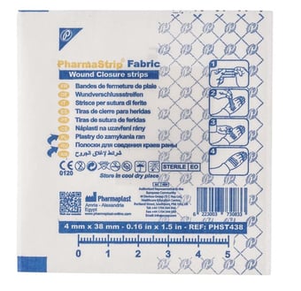 picture of Wound Closure Strips - 0.4x3.8cm - Enhances Patient Comfort - Pack of 8 - [SA-D4719X8] - (AMZPK)