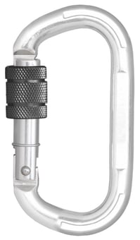 Picture of Kratos Aluminium Screw-locking Karabiner - 15mm Gate Opening Keylock Type - [KR-FA5010715B]