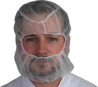 picture of Detectable Disposable Balaclava Hood - Pack of 100 - White - DT-441-T009-P06