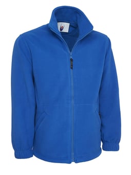 picture of Uneek Classic Full Zip Micro Fleece Jacket - Royal Blue - UN-UC604-RBL