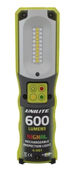 picture of UniLite - Three Colour Rechargeable LED Signaling Inspection Light- 600 Lumen Output - [UL-IL-SIG1]