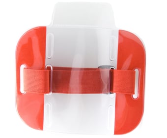 picture of Yoko Red Professional Adjustable Armband - [YO-HVWAB164-RED]