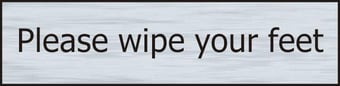 Picture of Please wipe your feet - SSS Effect (200 x 50mm) - [SCXO-CI-13847]