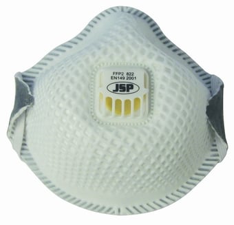 picture of JSP 822 Flexinet Valved Disposable FFP2 Mask - Pack of 10 - [JS-BER122-201-000] - (HY)