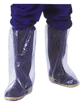 Picture of Mellobase PLE975 PE Disposable Clear Overboot - Pair - [DU-PLE975C50/40]