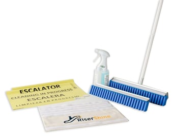 picture of RiserShine Otis Escalator Cleaning Starter Kit - Blue - [VF-41-537] - (LP)