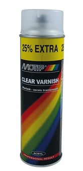 picture of Motip Clear Varnish Matt Acrylic Lacquer - 500ml - [SAX-M04000]