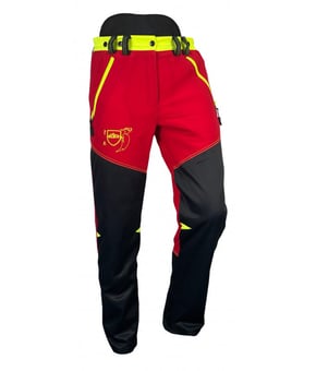 picture of Francital Class 1 Type A Pro Move Prior Forestry Trousers - Red - SF-FI510