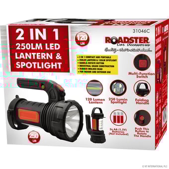 picture of Elpine 2 in 1 LED Lantern & Spotlight 250 Lumen - [NT-31046C]
