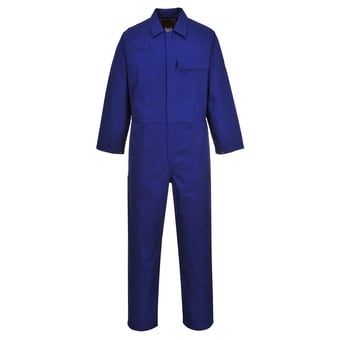 Picture of Portwest - Royal Blue CE Safe-Welder Coverall - PW-C030RBR - (DISC-R)