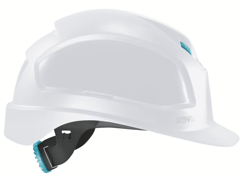 Uvex Pheos Planet B-WR White Safety Helmet - Long Brim - [TU-9772042] - (LP)