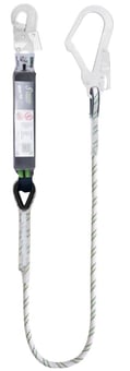 Picture of Kratos Energy Absorbing Kernmantle Rope Lanyard - Scaffold Hook And Snap Hook - 1.5 Mtr - [KR-FA3050315]