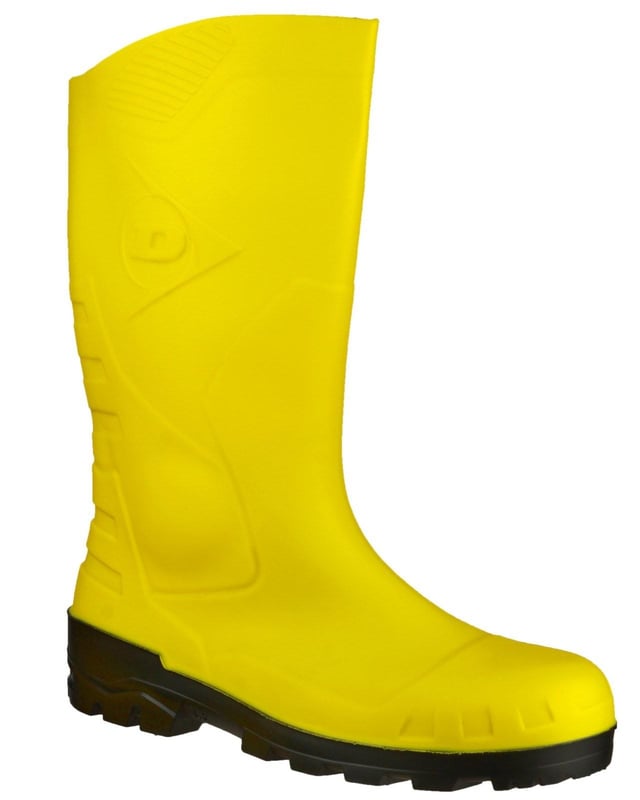 Dunlop Devon Full Yellow/Black Safety Wellington S5 SRA - FS-22216-36013 - (LP)