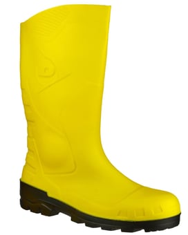 picture of Dunlop Devon Full Yellow/Black Safety Wellington S5 SRA - FS-22216-36013 - (LP)