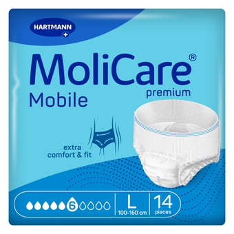 Picture of MoliCare Premium Mobile 6 Drop - Large - Box Deal Pack of 5 - [IH-HMD-166015] - (LP)
