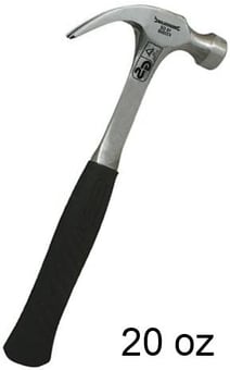 picture of Solid Forged 20oz Claw Hammer - [SI-633675]