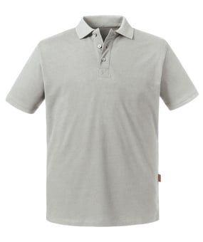 picture of Russell - Men's Organic Polo - 215g/m² - Stone Grey - BT-R508M-STO