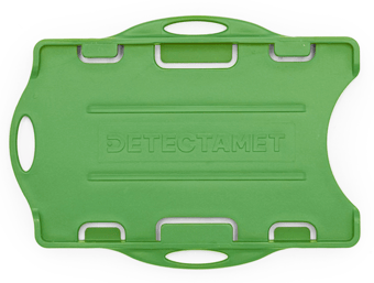 picture of Metal Detectable Double Sided Swipe / ID Card Holder - Green - [DT-212-T889-A56-P04-X01]