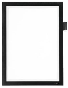 Picture of Durable - Self-adhesive Infoframe DURAFRAME NOTE A4 Black - 238 x 324mm - Single - [DL-499301]