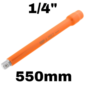 picture of Boddingtons Electrical Insulated 1/4" Square Drive Extension Bar - 150mm - [BD-133615]