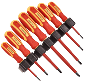 picture of Amtech VDE Electrical Screwdriver Set 7 Piece - [DK-L0650]