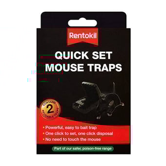 Picture of Rentokil Mouse Trap Quick Set Twin - [RH-FQ26]