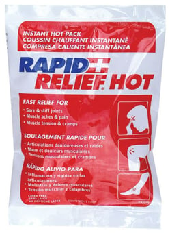 picture of Rapid Relief Instant Hot Pack - Small 4"X 6" - [BE-RA43246]