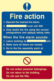 picture of Fire Action Procedure