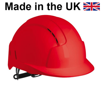 picture of JSP - EVOLite Red Safety Helmet With One Touch Slip Ratchet Adjustment - [JS-AJB160-000-600]