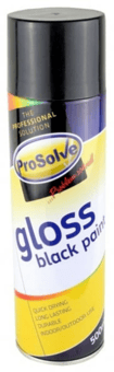 picture of ProSolve Gloss Black Aerosol - 500ml - RAL 9005 - [PV-GBP5A]