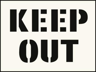 Picture of Keep Out Stencil (600 x 800mm) - SCXO-CI-9506G