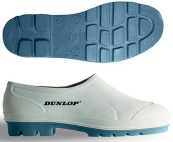 Picture of Dunlop Wellie White Shoe  No Steel Components - Non-Safety - BE-WG0