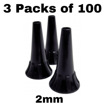 picture of Keeler Jazz Otoscope - Disposable Specula - 2mm - 3 Packs of 100 - [ML-W4235/6-PACK]