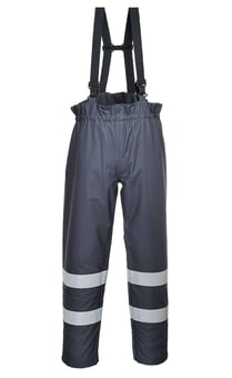 picture of Portwest - Navy Blue Bizflame Rain FR Multi-Protection Trouser - [PW-S771NAR]